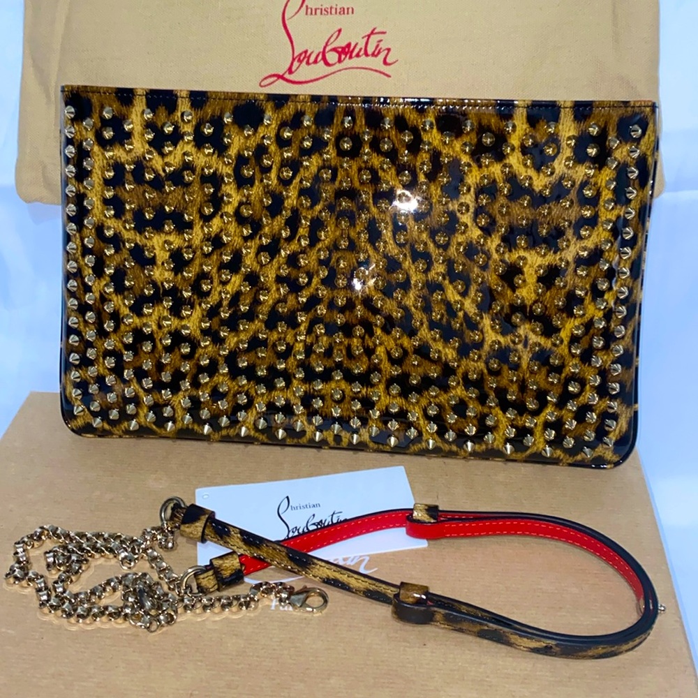 NWT CHRISTIAN LOUBOUTIN CLUTCH